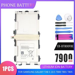 1Pcs Tablet Batterij EB-BT800FBE Voor Samsung Galaxy Tab 10.5 S T800 T801 T805 T805C 7900Mah Vervangende Batterijen met Gereedschap