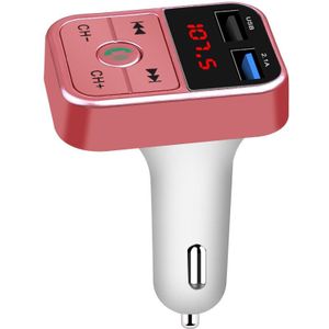 Dual Usb 3.1A Telefoon Oplader Auto Fm-zender Bluetooth 4.2 Handsfree Stereo Mp3 Speler U Disk Tf Card Play Digitale voltmeter