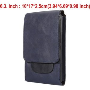 YIANG Mannen Taille Tas Lederen 6.5/6.3 inch Mobiele/Mobiele Telefoon Portemonnee Pocket Riem Bum Pouch Pack PU Materiaal 4 kleuren