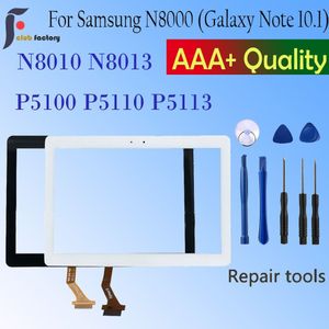 Voor Samsung Galaxy Tab 2 N8000 P5100 P5110 N8010 N8013 Touch Screen Digitizer Sensor Lens Panel Vergadering Voor Glas lcd