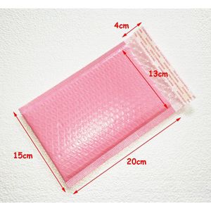 25Pcs Bubble Mailers Roze Poly Bubble Mailer Zelf Seal Padded Enveloppen Bags Voor Boek Tijdschrift Bekleed Mailer Zelf seal Roze