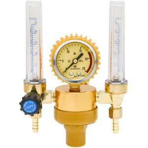 One Output and Input Argon Regulator Flowmeter Mig Tig Flow Meter Flow Meter Control Valve Regulator Welding Double Fence