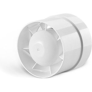 Abs Ronde Duct Fan Booster Uitlaat Ventilator Vent Air Extractor 4 &#39;6 &#39;&#39;Voor Raam Muur Kap Fan Voor badkamer Wc Keuken