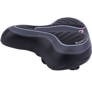 Comfortabele Brede Grote Bum Fiets Gel Cruiser Extra Sportief Soft Pad Saddle Seat Geschikt Voor Elk Type Fiets