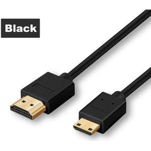 Lungfish Mini Hdmi Kabel 1M 1.5M 2M 3M 5M Man Op Man 4K 3D 1080P Voor Tablet Camcorder MP4 Dvd Mini Hdmi Kabel