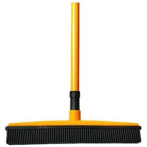 Multifunctionele Telescopische Bezem Verwijdering Apparatuur Rubber Intrekbare Haren Magic Scheren Haren Lange Push Bezem