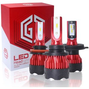 1Set H3 LED H8 Auto Koplamp 9005 9006 H4 H13 H7 880 H27 9004 9007 H11 881 LED h1 K5 55W 6000LM 6000K Auto Lamp