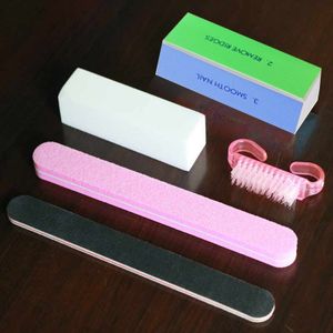 Professionele Schuurpapier Nail Art Bestand Nail Art Schuren Buffer Block Set Nagelvijlen Voor Uv Polish Pedicure Manicure Gereedschap