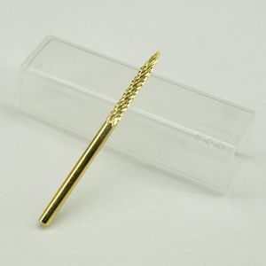 Golden Medium 1pcs Onder Nail Cleaner Bit carbide nail file boor nail art salon gereedschap elektrische dril bit