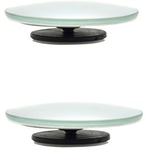 2 Stuks Auto Blind Ronde Spiegel 360 Graden Framless Dodehoekspiegel Groothoek Blindspot Omkeren Parking Extra Spiegel