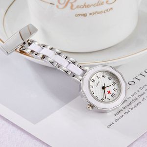 Verpleegkundigen Horloge Vrouwen Rose Goud Zilver Pin Clip-On Zakhorloge Opknoping Broche Dames Tabela enfermeira