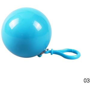 Handige Draagbare Regen Poncho Bal voor Volwassenen Wegwerp Extra Dikke Emergency Waterdichte Regenjas Kleurrijke Poncho met Haak