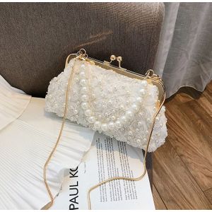 Klinknagel Keten Cross Body Bag Kleine Tassen Voor Vrouwen Parel Messenger Bag Handtas Torebka Damska Girl Hand Tassen