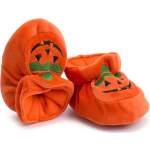 0-18M Peuter Infant 'S Halloween Pompoen Gedrukt Crib Schoenen Mooie Baby Meisje Jongen Casual Katoen Elastische Taille zachte Schoenen