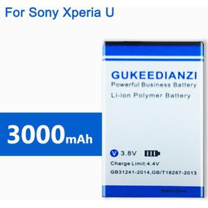 Gukeedianzi BA600 3000 Mah 100% Vervangende Telefoon Batterij Voor Sony Xperia U ST25I St25a St25 Kumquat Lithium