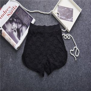 Sitonjwly Zomer Kant Safty Shorts Broek Voor Vrouwen Naadloze Zwart Veiligheid Broek Shorts Onder Rok Vrouwelijke Kant Ondergoed