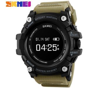 Skmei Smart Sport Horloge Voor Mannen Stap Hartslag Waterdichte Multi-Functionele Outdoor Led Digitale Elektronische Mannelijke Horloges