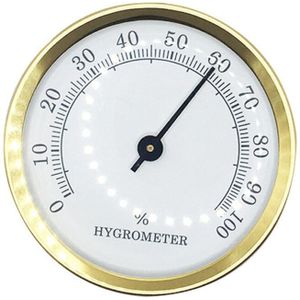 Indoor Muur Mini Ronde Pointer Hygrometer Monitor Mechanische Vochtigheid Meter Tool