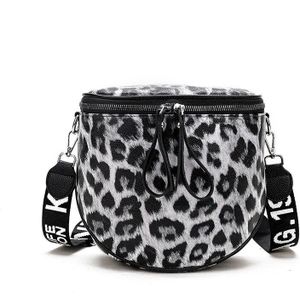 Mododiino Zebra Print Schoudertassen Pu Lederen Crossbody Tas Vrouwen Tassen Streep Zadeltas Luipaard Emmer Vrouwelijke Tas DNV0733