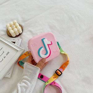 Mode Siliconen Tik-Tok Kinderen Zakken Voor Meisjes Kerstcadeaus Creatieve Kinderen Tassen Portemonnee Cosmetische Tas