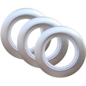 20 Pcs Handig Romeinse Staaf Gordijn Low Noise Gesp Oogje Ring Accessoires Voor Slaapkamer Woonkamer Gordijn Gesp