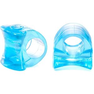2Pcs Siliconen Gel Teen Spacer Separator Straightener Strooier Pain Relief
