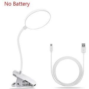 Clip Op LED Bureaulamp Dimbare 3 Modes USB Oplaadbare Tafellamp Touch Schakelaar Lezen Boek Licht Dorm Desktop Nachtkastje licht