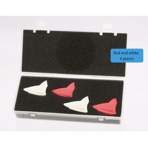 4 Pieces Shark Pose Blok Siliconen Materiaal Audio Speaker Kabel Versterker Terminal Binding Post Voorkomen Voorkomen Kortsluiting