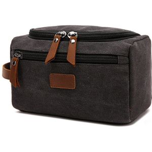 Canvas Toilettas voor Mannen Wassen Scheren Dopp Kit Vrouwen Reizen Make UP Cosmetische Pouch Tassen Case Organizer