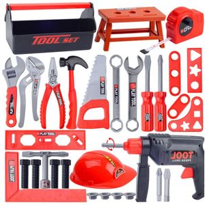 Kids Toolbox Kit Speelgoed Voor Jongen Kinderen Pretend Play Set Simulatie Reparatie Tool Boor Schroevendraaier Reparatie House Play Toys Tool set