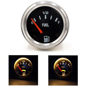 1 Pc 2 ""52 Mm Dc 12V Mechanische Auto Brandstofmeter Voertuig Auto Meter E-1/2-F brandstof Niveau Indicator Accessoires