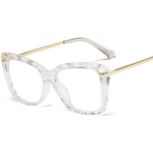 Cat Eye Vintage Bril Voor Vrouwen Transparante Frame Luxe Leesbril Retro Shades Eyewear Gafas De Sol