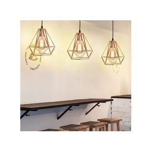 Moderne Industriële Vintage Hanglamp Kooi Ijzeren Art Plafondlamp Lampenkap Voor Bar Koffie Huis Slaapkamer Woonkamer