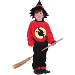 Kinderen 7-9 Jaar Oude Heks Kostuum, Goedkope Carnaval Cosplay, Halloween En Party Dress Up