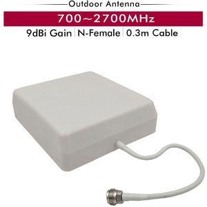 700 ~ 2700 MHz 10dBi Gain Outdoor Waterdichte Directional Panel Antenne N Vrouwelijke Buiten Antenne voor Mobiele Telefoon Signaal Booster