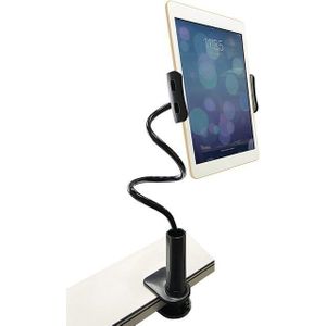 Verstelbare Arm Tablet Stand Bed Tafel Mount Houder 360 ° Rotatie Tabletten/Mobiele Telefoon Beugel Voor Iphone Ipad Air mini Pro 4-13&#39;&#39;