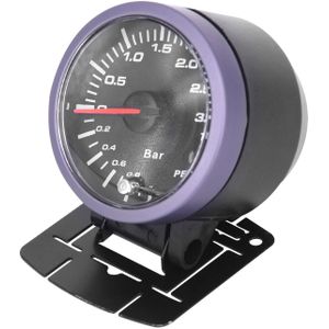 Druk Turbo Boost Gauge Deel Meter Accessoires Vacuüm Druk Universele Bar Dc 12V Kit 60Mm Auto Led