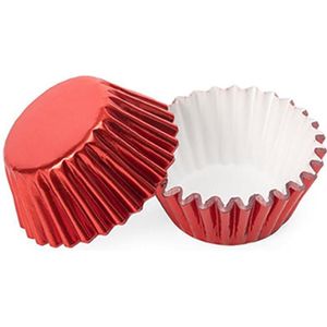 500 Stuks Big Size (5X7 Cm) aluminiumfolie Metallic Cupcake Case Liners Bakken Muffin Papier Gevallen Folie Cupcake Liners Baking Cups