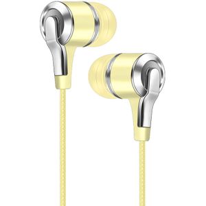 Bluelans Bedrade Koptelefoon Sport Headset 3.5Mm In Ear Deep Bass Stereo Oordopjes W/Mic Voor Iphone Samsung Huawei xiaomi Vivo Oppo