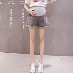 Moederschap Wear Denim Shorts Bovenkleding Zomer Maag Lift Broek Zwangere Shorts Broek Voor Zwangere Vrouwen Moederschap Kleding
