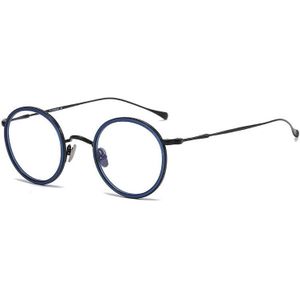 Uvlaik Hight Puur Titanium Brilmontuur Mannen Retro Ronde Optische Brillen Vrouwen Luxe Bijziendheid Recept Brillen 139