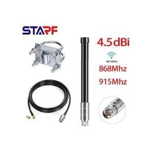 QKZ - Outdoor LoRa Helium Miner Antenne - 868-930Mhz - 4.5dBi - N-Male Connector - Omni Glasvezel - Waterdichte Antenne