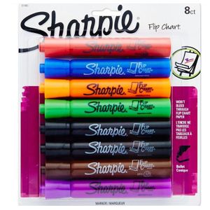 8 Pennen/Doos Amerikaanse Sanford Sharpie Whiteboard Marker Set Flipchart Mark Opknoping Karton Speciale Pen Ronde Kop 22480