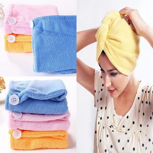 Absorberende Microfiber Handdoek Tulband Hair-Drogen Douche Caps Badjas Hoed Multi Kleuren Haar Wraps Voor Vrouwen