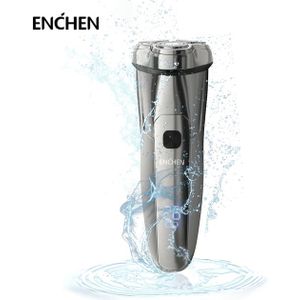 Enchen Elektrische Scheerapparaat Scheren Machine 3D Drijvende Triple Blade Scheermes Mannen IPX7 Waterdichte Oplaadbare Wasbare Baard Trimmer
