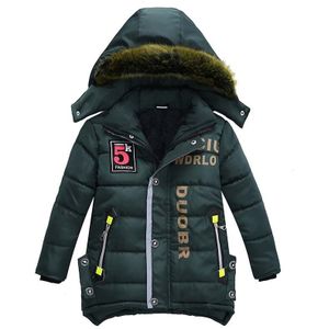 Keaiyouhuo Winter Jongens Jas Rits Warme Kinderkleding Katoenen Jas Voor Jongens Hooded Bovenkleding Kinderen Jassen Kleding