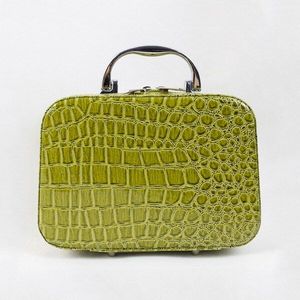 Snugug Kleine Mini Alligator Cosmetische Cases Beauty Case Cosmetische Tas Afsluitbare Sieraden Doos Reizen Toilettas Organizer Koffer