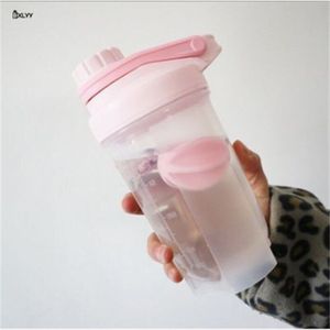 500Ml Shaker Flessen Motion Grote Capaciteit Plastic Waterfles Lekvrije Fles Voor Water Keuken Accessoires Koffiekopje. Tj