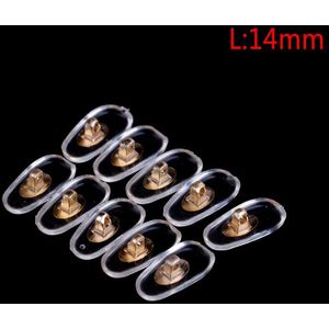 5 Pairs S/L Maat Siliconen Schroef Op Neus Pads Brace Ondersteuning Voor Bril Zonnebril Ondersteuning Neus Pad Brillen accessoires
