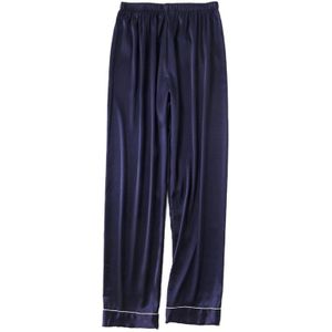 Mens Zijde Satijn Pyjama Pyjama Broek Lounge Broek Slaap Bodems Maat L-3XL Plus 3 Kleuren